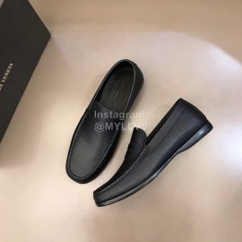 Bottega Veneta Calf Leather Business Shoes Black For Men
