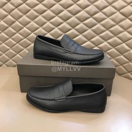 Bottega Veneta Calf Leather Business Shoes Black For Men