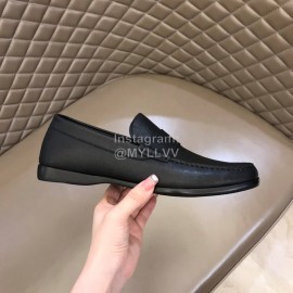 Bottega Veneta Calf Leather Business Shoes Black For Men
