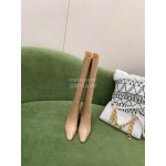 By Far Cowhide High Heeled Long Boots For Women