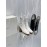 By Far Winter Cowhide Thick High Heeled Short Boots For Women White