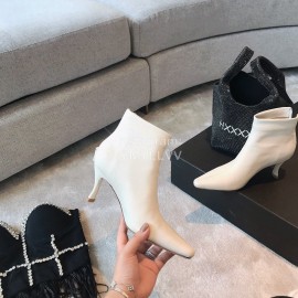 Byfar Winter New Sheepskin High Heel Short Boots For Women Beige