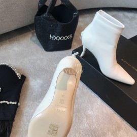 Byfar Winter New Sheepskin High Heel Short Boots For Women Beige