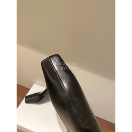 Byfar Winter New Calf High Heel Short Boots For Women Black