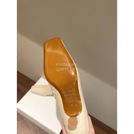 Byfar Winter New Calf High Heel Short Boots For Women Beige