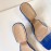 Byfar Summer Leather Slope Heel Slippers For Women Blue