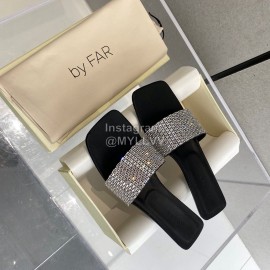 Byfar Summer New Diamond High Heel Slippers For Women Black