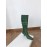 Byfar New Soft Sheepskin High Heel Knee Boots For Women Green