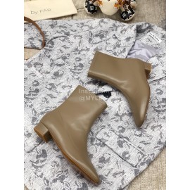 Byfar Autumn Winter Retro Square Head Short Boots For Women 