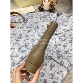 Byfar Autumn Winter Retro Square Head Short Boots For Women 