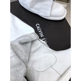 Calvin Luo Vintage Napa Cowhide Long Boots For Women White