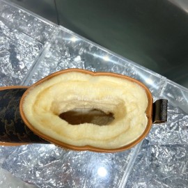 Celine Autumn Winter Printed Wool Chain Short Boots For Women