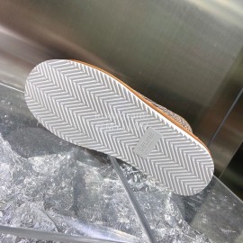 Celine Autumn Winter Printed Wool Canvas Short Boots For Women