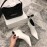 Celine New Sheepskin Pointed High Heel Boots For Women White