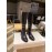 Celine Winter Calf Leather Knee Boots For Women Black
