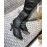 Celine Classic Strap Slim Heel High Elastic Martin Women Boots For Women Black