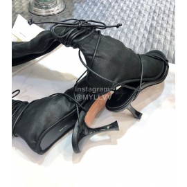 Celine Classic Strap Slim Heel High Elastic Martin Women Boots For Women Black