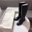 Celine Winter Black Calf Leather Knee Boots For Women 