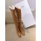 Celine Classic Brown Calf Warm Wool Long Tube Over Knee Boots For Women 
