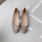 Celine New Sheepskin Flat Heel Shoes For Women Gray