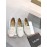 Celine Embroidered Thick Sole Casual Shoes For Women Apricot