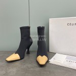Celine Fashion Color Matching Soft High Heeled Boots For Women 