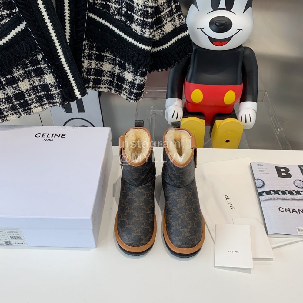 Celine Winter New Warm Short Boots For Women 