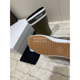 Celine Letter Printed Rain Boots For Women 