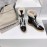 Celine Winter Cowhide Lamb Wool Lapel Short Boots For Women Black