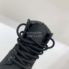 Celine Autumn Leather Martin Boots For Women Black