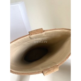 Celine Fashion Velvet Cowhide Thick High Heeled Boots For Women 