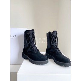 Celine New Short Boot Strap Martin Boots For Women 