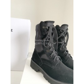 Celine New Short Boot Strap Martin Boots For Women 