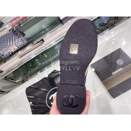 Chanel British College Style Leather Shoes For Women Orange