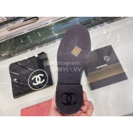 Chanel British College Style Leather Shoes For Women Black