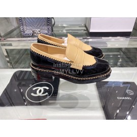 Chanel British College Style Leather Shoes For Women