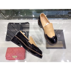 Chanel British College Style Leather Shoes For Women