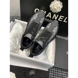 Chanel Breathable  Sneakers Black