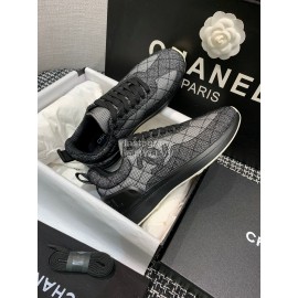 Chanel Breathable  Sneakers Black