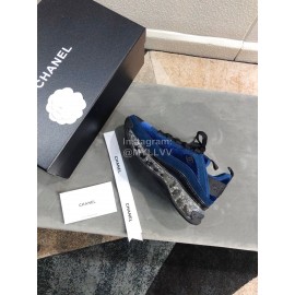 Chanel Breathable Sneakers For Women Blue