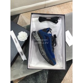 Chanel Breathable Sneakers For Women Blue
