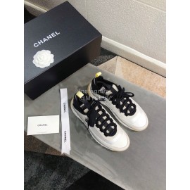 Chanel Breathable Gray Sneakers For Women
