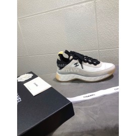 Chanel Breathable Gray Sneakers For Women