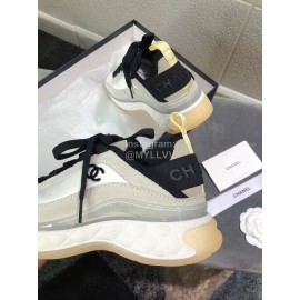 Chanel Breathable Gray Sneakers For Women