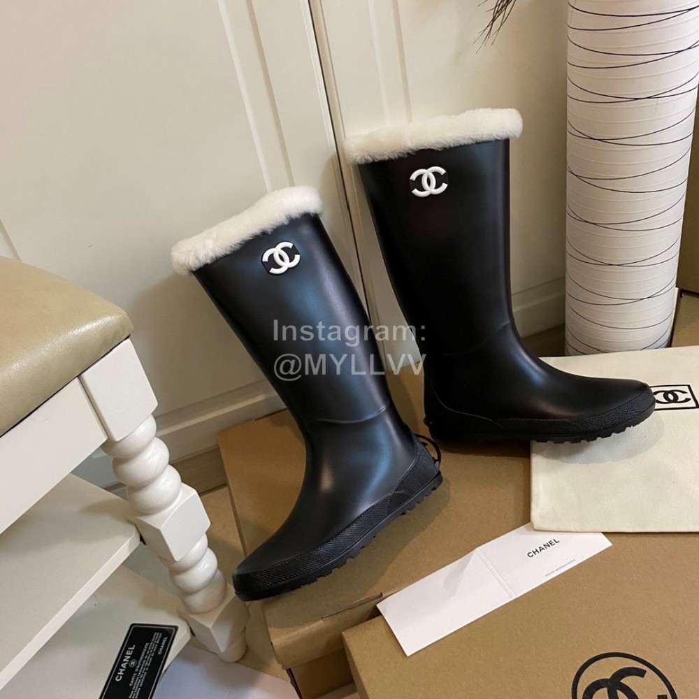 Chanel Waterproof Warm Wool Boots