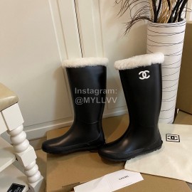 Chanel Waterproof Warm Wool Boots