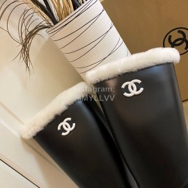 Chanel Waterproof Warm Wool Boots