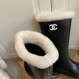 Chanel Waterproof Warm Wool Boots