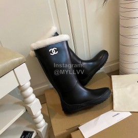 Chanel Waterproof Warm Wool Boots