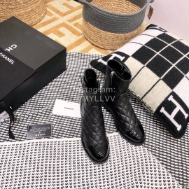 Chanel Winter Calf Boots